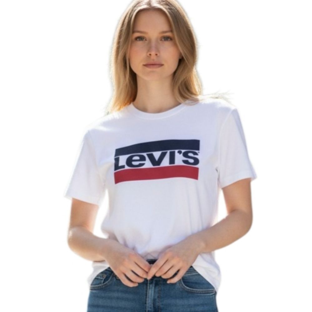 LEVI'S LOGO T-SHIRT SZ.S EUC